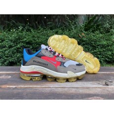 NIKE AIR VAPORMAX x BALENCIAGA TRIPLE S GREY RED BLUE