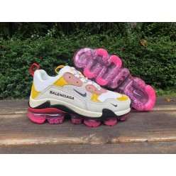 NIKE AIR VAPORMAX x BALENCIAGA TRIPLE S WHITE YELLOW PINK