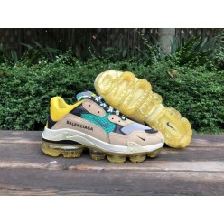NIKE AIR VAPORMAX x BALENCIAGA TRIPLE S YELLOW GREEN