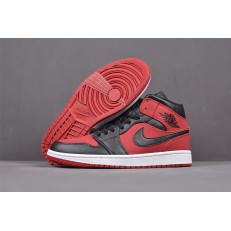AIR JORDAN 1 MID GYM RED BLACK 554724-610