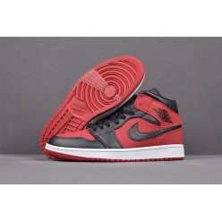 AIR JORDAN 1 MID GYM RED BLACK 554724-610
