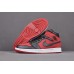 AIR JORDAN 1 MID GYM RED BLACK 554724-610