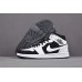AIR JORDAN 1 MID WHITE BLACK 554724-113