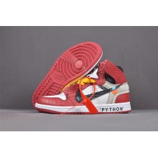 OFF WHITE x AIR JORDAN 1 CROCODILE AA3834-101