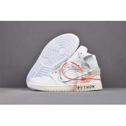 OFF WHITE x AIR JORDAN 1 CROCODILE AQ0818-100