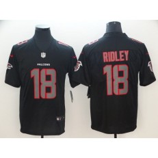 Atlanta Falcons #18 Calvin Ridley Black Impact Rush Limited Nike NFL Men Jersey