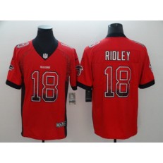 Atlanta Falcons #18 Calvin Ridley Red Drift Fashion Limited Nike NFL Men Jersey