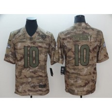 Chicago Bears #10 Mitchell Trubisky Camo Salute To Service Limited Nike NFL Men Jersey