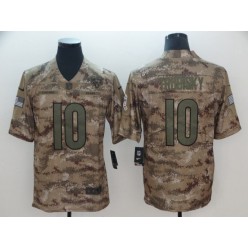 Chicago Bears #10 Mitchell Trubisky Camo Salute To Service Limited Nike NFL Men Jersey