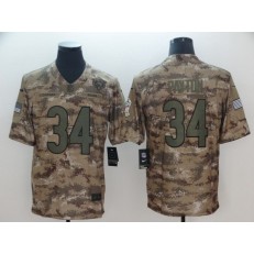 Chicago Bears #34 Walter Payton Camo Salute To Service Limited Nike NFL Men Jersey