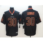 Denver Broncos #30 Phillip Lindsay Black Shadow Legend Limited Nike NFL Men Jersey