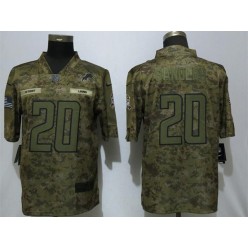Detroit Lions #20 Barry Sanders Camo Salute To Service Limited Nike NFL Men Jersey