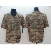 Indianapolis Colts #12 Andrew Luck Camo Salute To Service Limited Nike NFL Men Jersey