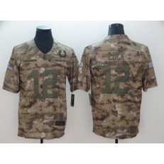 Indianapolis Colts #12 Andrew Luck Camo Salute To Service Limited Nike NFL Men Jersey