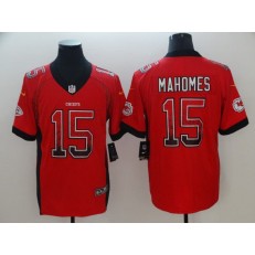Kansas City Chiefs #15 Patrick Mahomes Red Drift Fashion Limited Nike NFL Men Jersey
