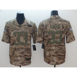 New York Jets #33 Jamal Adams Camo Salute To Service Limited Nike NFL Men Jersey