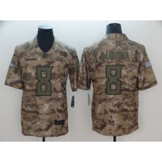 Tennessee Titans #8 Marcus Mariota Camo Salute To Service Limited Nike NFL Men Jersey