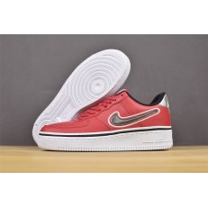 NIKE AIR FORCE 1 LOW 07 LV8 SPORT RED WHITE BLACK AJ7748-600