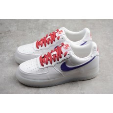 NIKE AIR FORCE 1 LOW 07 LV8 WHITE PURPLE RED 823511-100