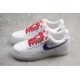 NIKE AIR FORCE 1 LOW 07 LV8 WHITE PURPLE RED 823511-100