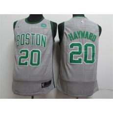 Boston Celtics #20 Gordon Hayward Gray City Edition Nike Swingman Jersey
