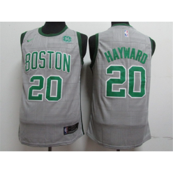 Boston Celtics #20 Gordon Hayward Gray City Edition Nike Swingman Jersey