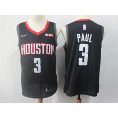Houston Rockets #3 Chris Paul Black Nike Swingman Jersey