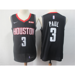 Houston Rockets #3 Chris Paul Black Nike Swingman Jersey