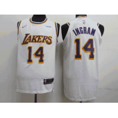 Los Angeles Lakers #14 Brandon Ingram White 2018-19 Nike Authentic Jersey