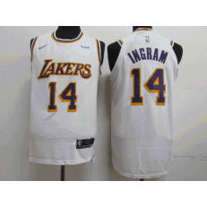 Los Angeles Lakers #14 Brandon Ingram White 2018-19 Nike Authentic Jersey