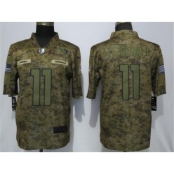 Arizona Cardinals #11 Larry Fitzgerald Camo Salute To Service Limited Nike NFL Men Jersey