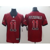 Arizona Cardinals #11 Larry Fitzgerald Red Drift Fashion Limited Nike NFL Men Jersey