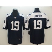 Dallas Cowboys #19 Amari Cooper Navy Throwback Vapor Untouchable Limited Nike NFL Men Jersey
