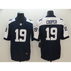 Dallas Cowboys #19 Amari Cooper Navy Throwback Vapor Untouchable Limited Nike NFL Men Jersey