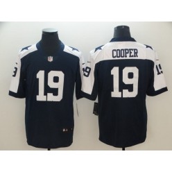 Dallas Cowboys #19 Amari Cooper Navy Throwback Vapor Untouchable Limited Nike NFL Men Jersey