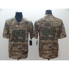 Houston Texans #99 J.J. Watt Camo Salute To Service Limited Nike NFL Men Jersey