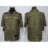 Miami Dolphins #29 Minkah Fitzpatrick Camo Salute To Service Limited Nike NFL Men Jersey
