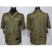 Miami Dolphins #91 Cameron Wake Camo Slaute To Service Limited Nike NFL Men Jersey