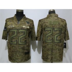 Tennessee Titans #22 Derrick Henry Camo Salute To Service Limited Nike NFL Men Jersey