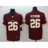Washington Redskins #26 Adrian Peterson Red Vapor Untouchable Limited Nike NFL Men Jersey