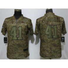 Women Nike New Orleans Saints #41 Alvin Kamara Camo Salute To Service Limited Jersey