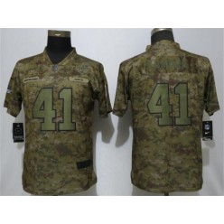 Women Nike New Orleans Saints #41 Alvin Kamara Camo Salute To Service Limited Jersey
