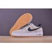 NIKE AIR FORCE 1 LOW LIGHT GREY BLACK WHITE 488298-068
