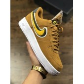NIKE AIR FORCE 1 LOW LV8 07 CHENILLE SWOOSH MUTED BRONZE 823511-204