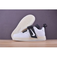 NIKE AIR FORCE 1 LOW UTILITY QS WHITE BLACK AV6247-100