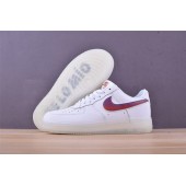NIKE AIR FORCE 1 LOW WHITE RED AR5395-100