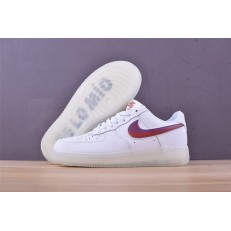 NIKE AIR FORCE 1 LOW WHITE RED AR5395-100