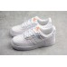 NIKE WMNS AIR FORCE 1 LOW WHITE ORANGE AT0062-181