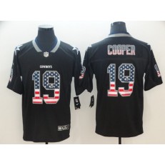 Dallas Cowboys #19 Amari Cooper Black USA Flag Fashion Limited Nike NFL Men Jersey