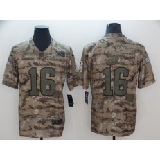 Los Angeles Rams #16 Jared Goff Camo Salute To Service Limited Nike NFL Men Jersey